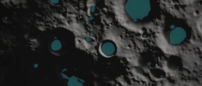 Ewige Schatten am Mondsüdpol
