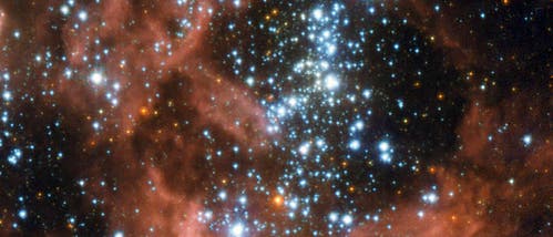 Die Sternentstehungregion NGC&nbsp;604 in der Spiralgalaxie Messier 33