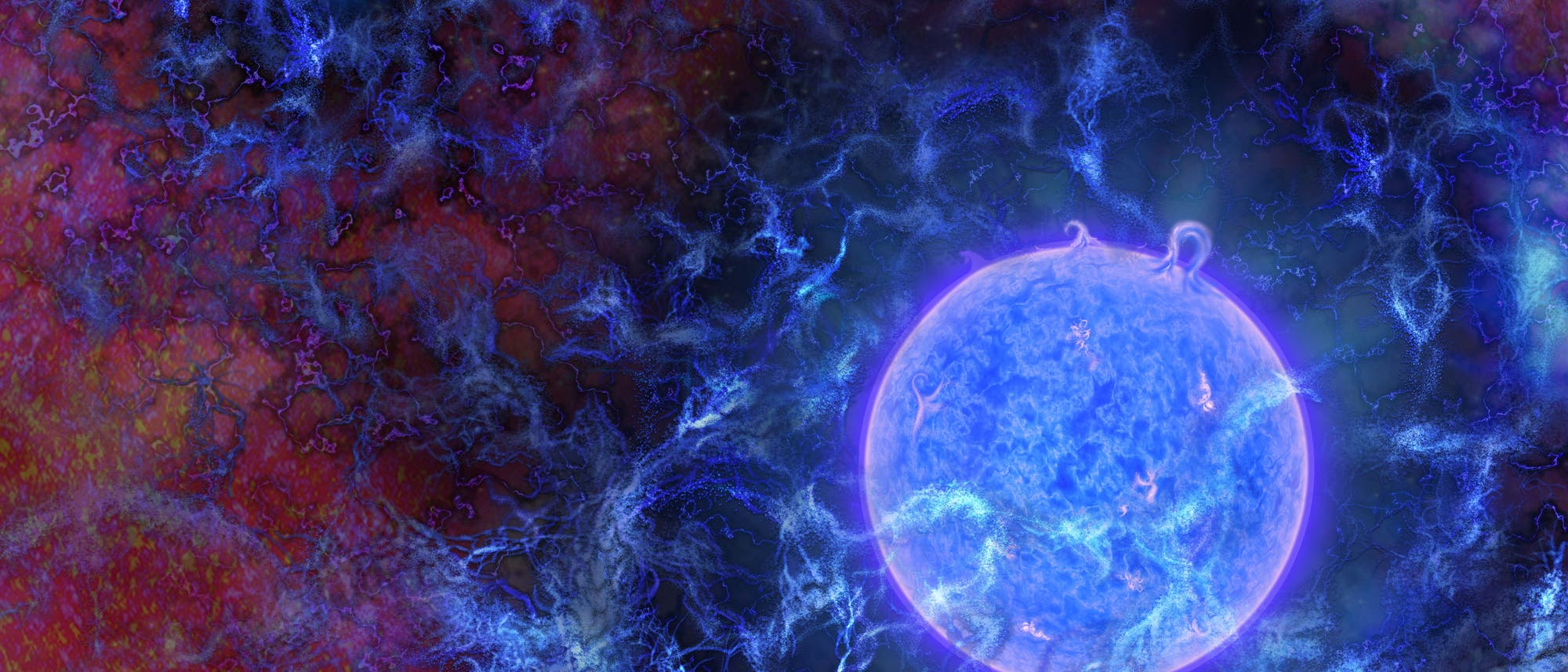 So könnten die ersten Sterne des Universums ausgesehen haben