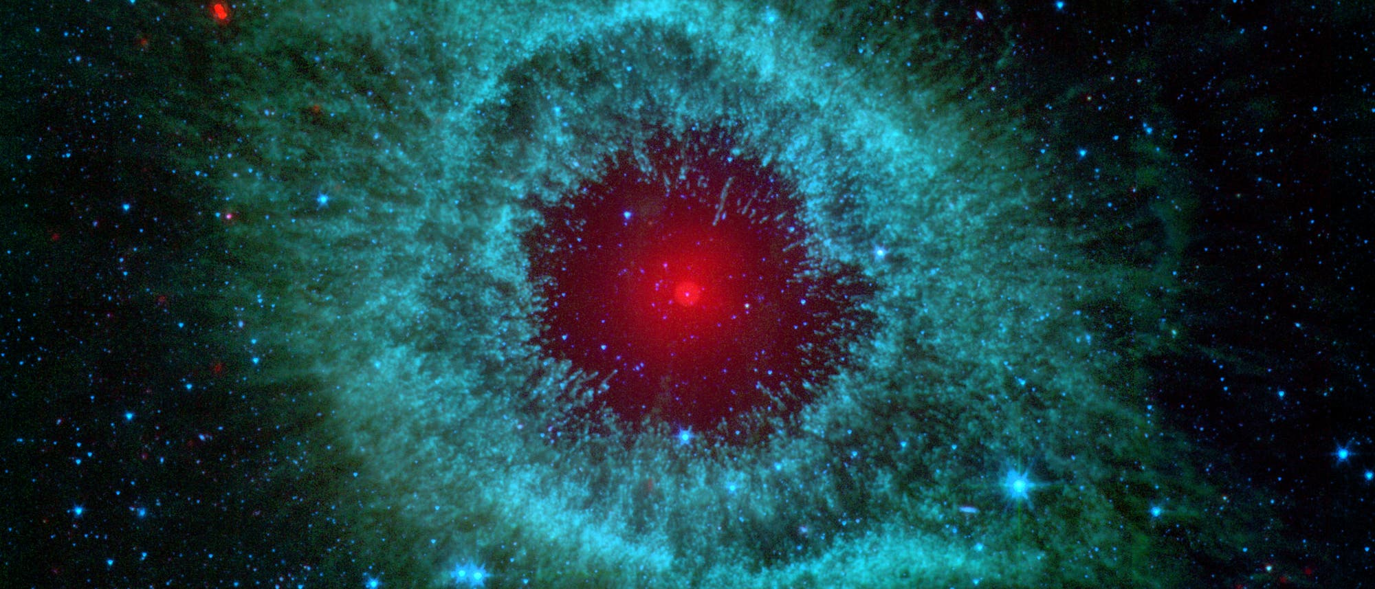 Helix-Nebel (Infrarotbild des NASA Spitzer Space Telescope)