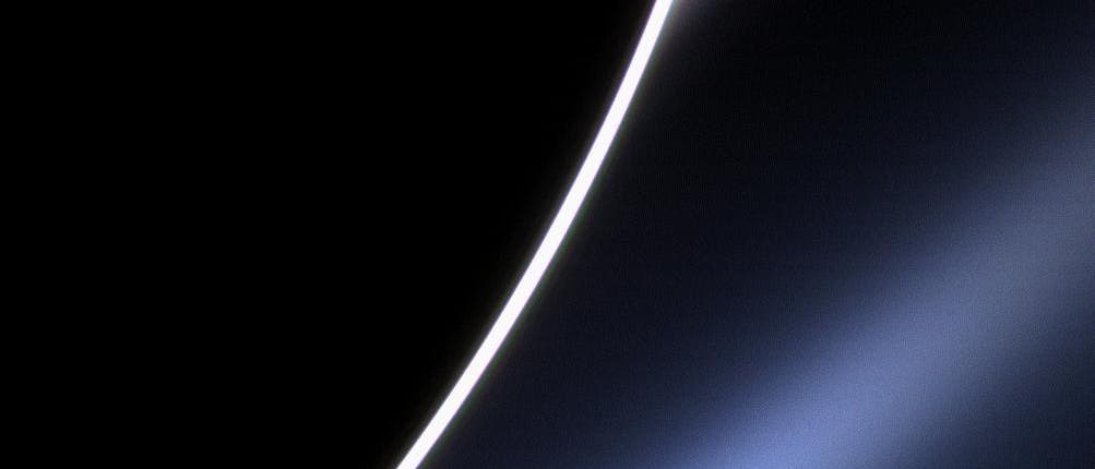 Venus von Saturn aus gesehen