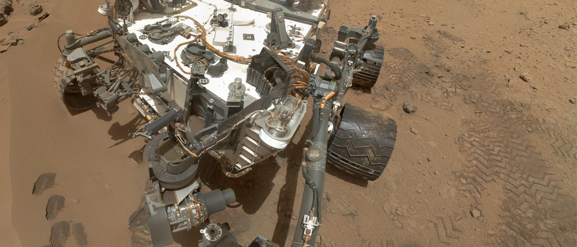 Ein Blick auf den Marsrover Curiosity