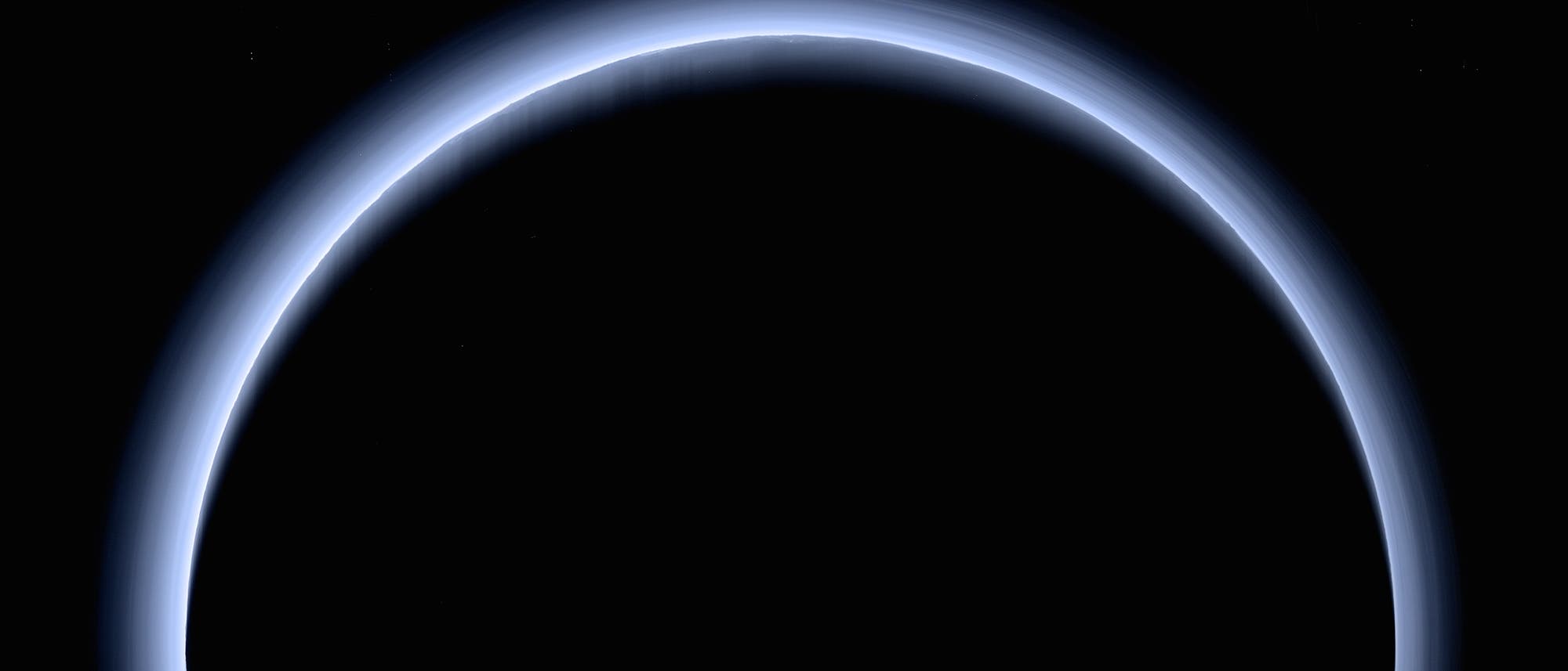 Sonnenaufgang über Pluto