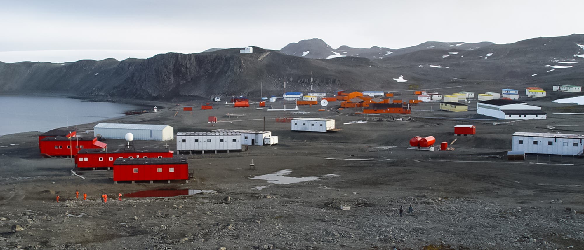 Forschungsstation in der Antarktis