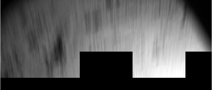 Aufnahme von 67P durch Philae, während die Sonde vom Kometen abprallte.