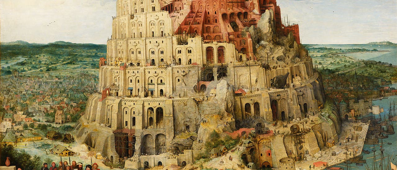 Gemälde von Pieter Bruegel dem Älteren: Der Turmbau zu Babel