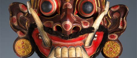 Rangda-Maske aus Bali