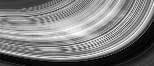 Speichen in Saturns B-Ring