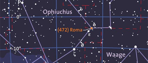 Aufsuchkarte Delta Ophiuchi