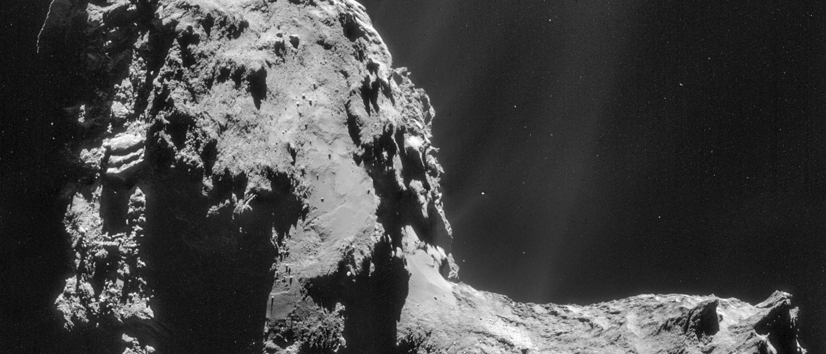Komet 67P am 20. November 2014 (NavCam-Aufnahme)