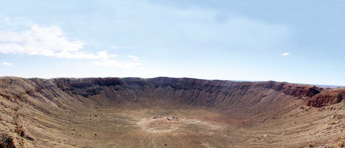 Barringer Crater in Arizona