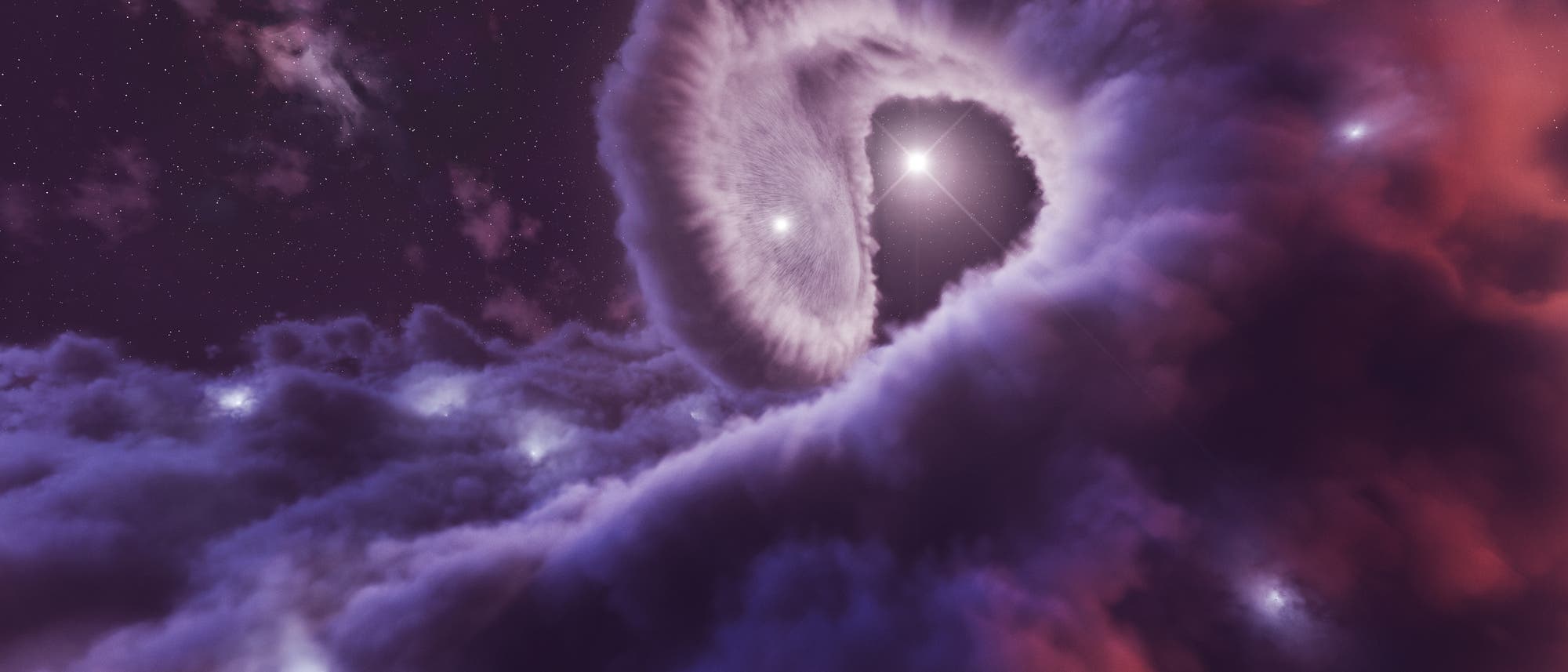 Kollidierende Sternwinde im Doppelsternsystem Eta Carinae