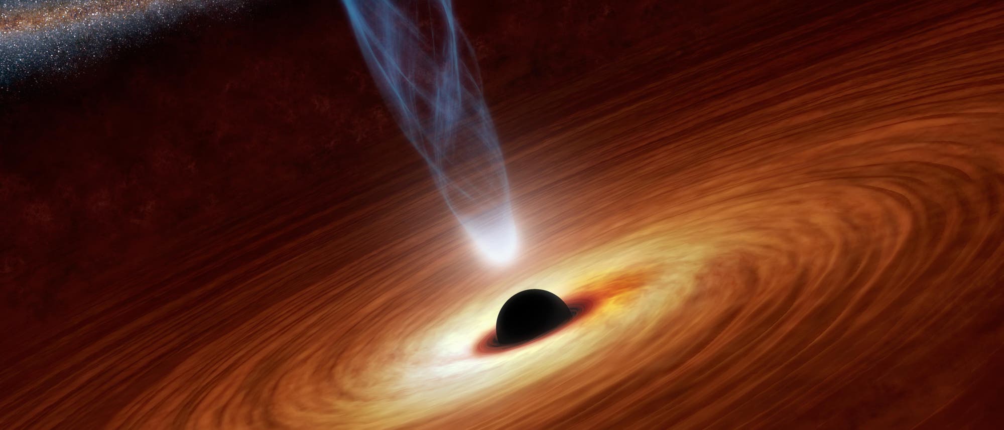 Ausdehnung Schwarzes Loch