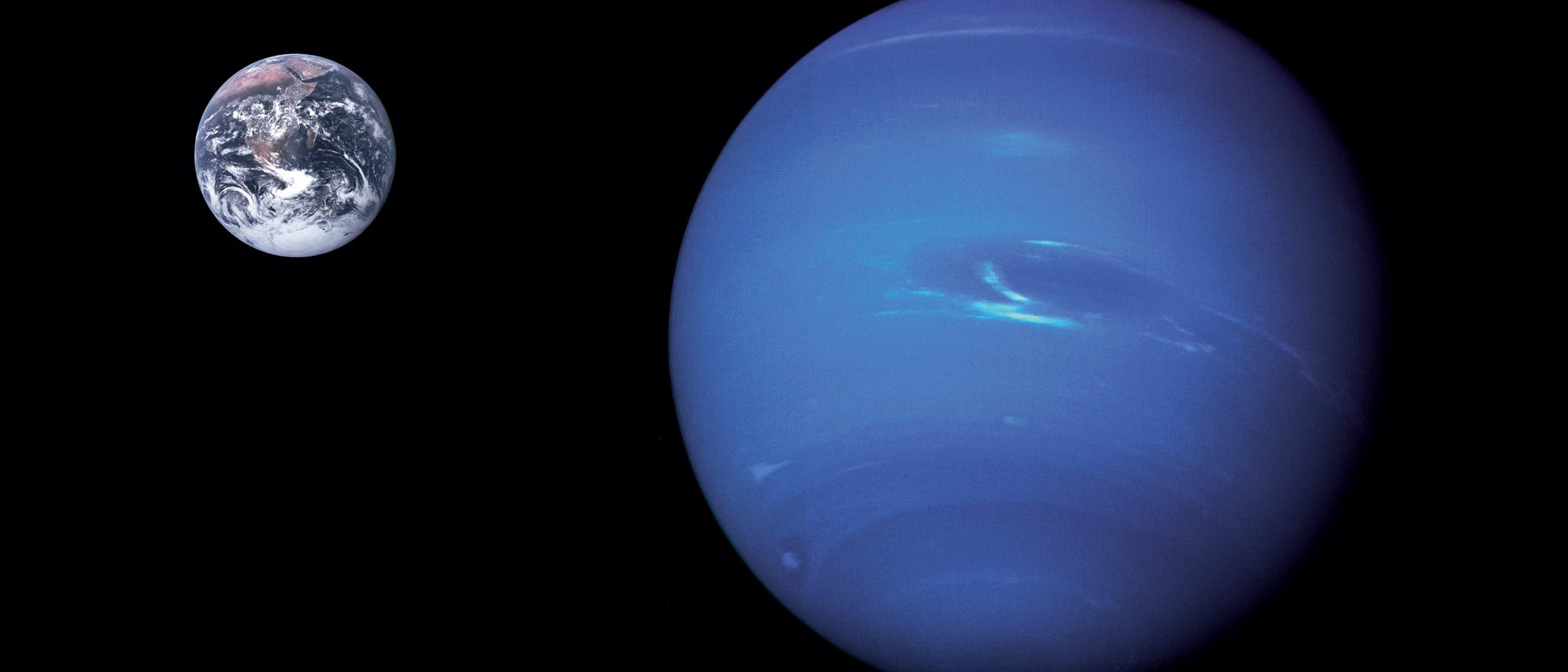 Neptun und Erde
