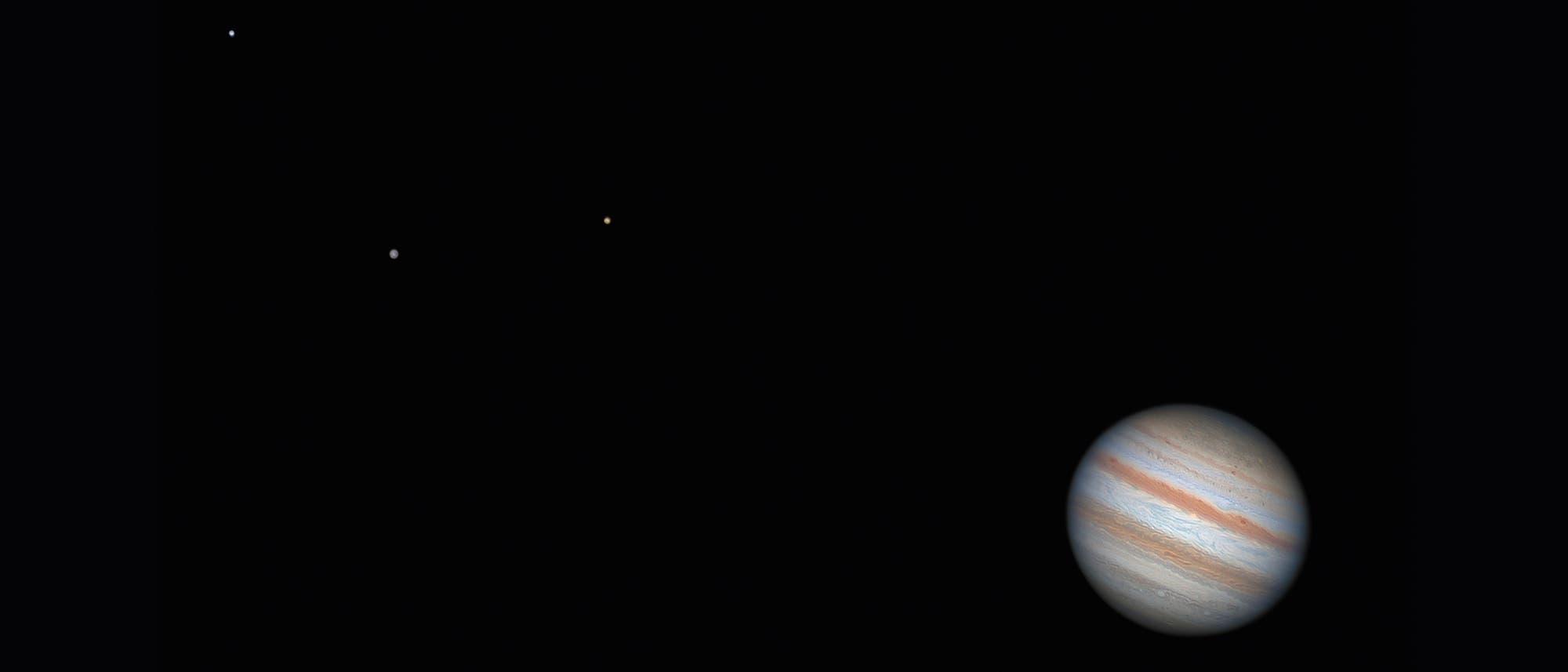 Jupiter mit Monden
