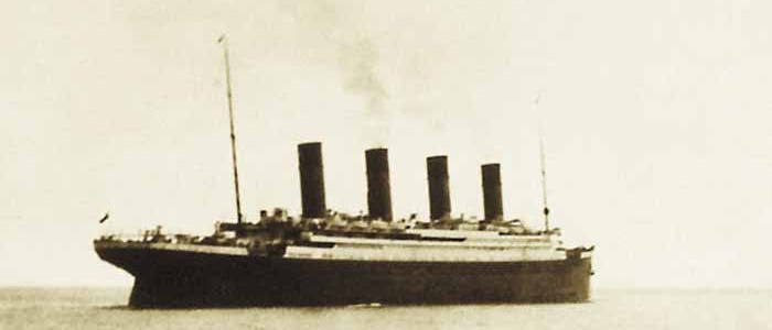 letzte Aufnahme der Titanic