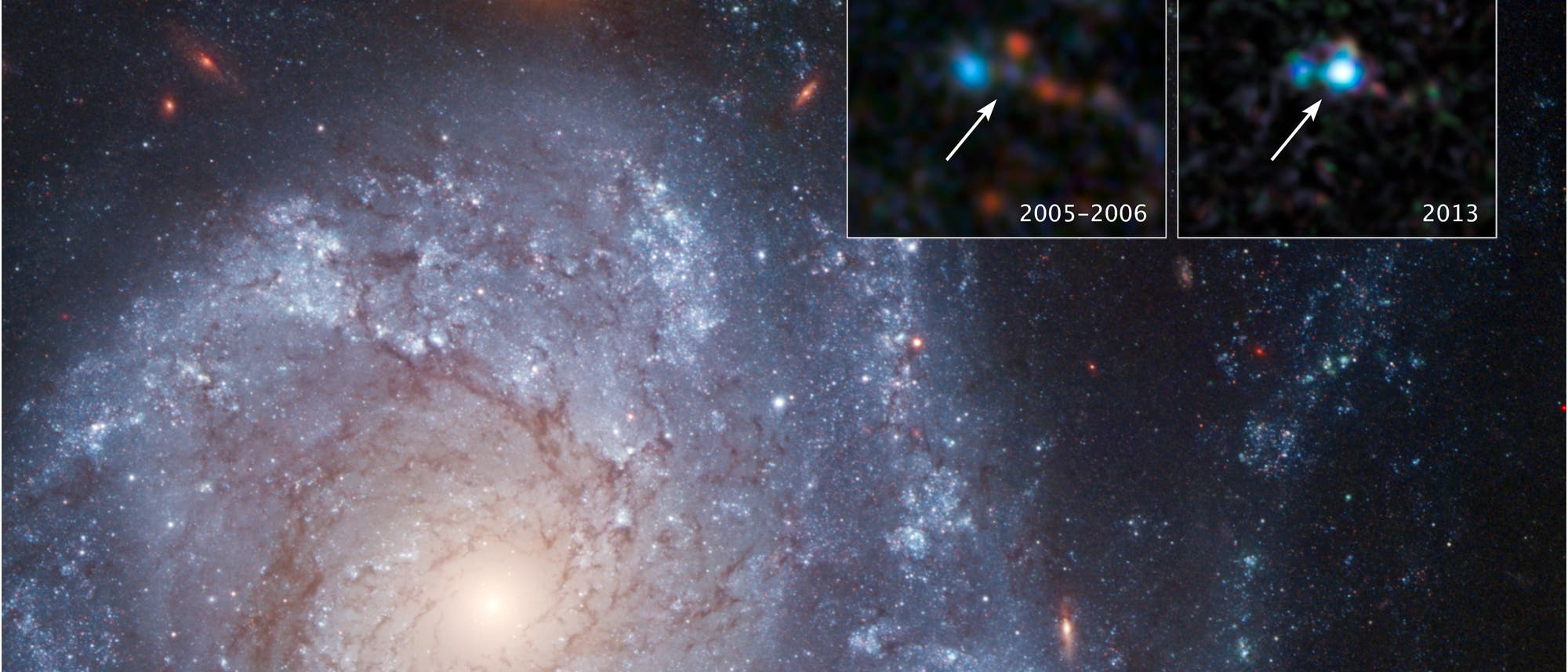 Supernova 2012Z in der Galaxie NGC 1309 im Sternbild Eridanus