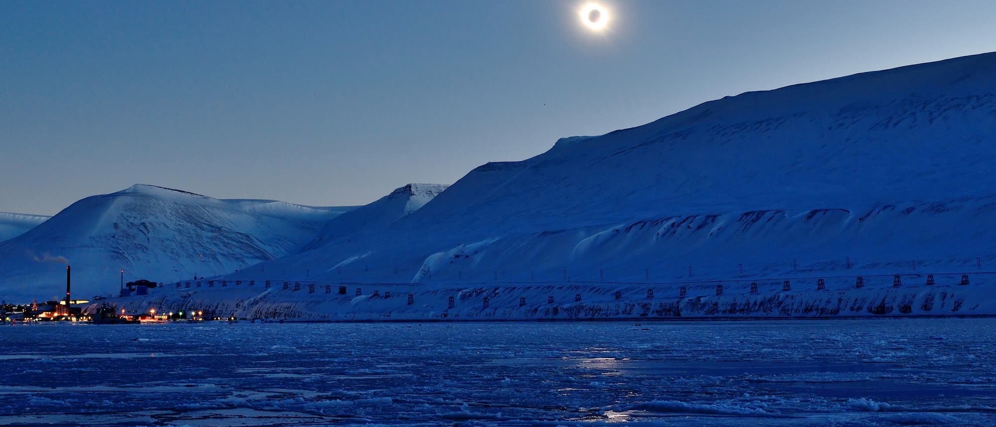 Sonnenfinsternis in der Arktis im Jahr 2015