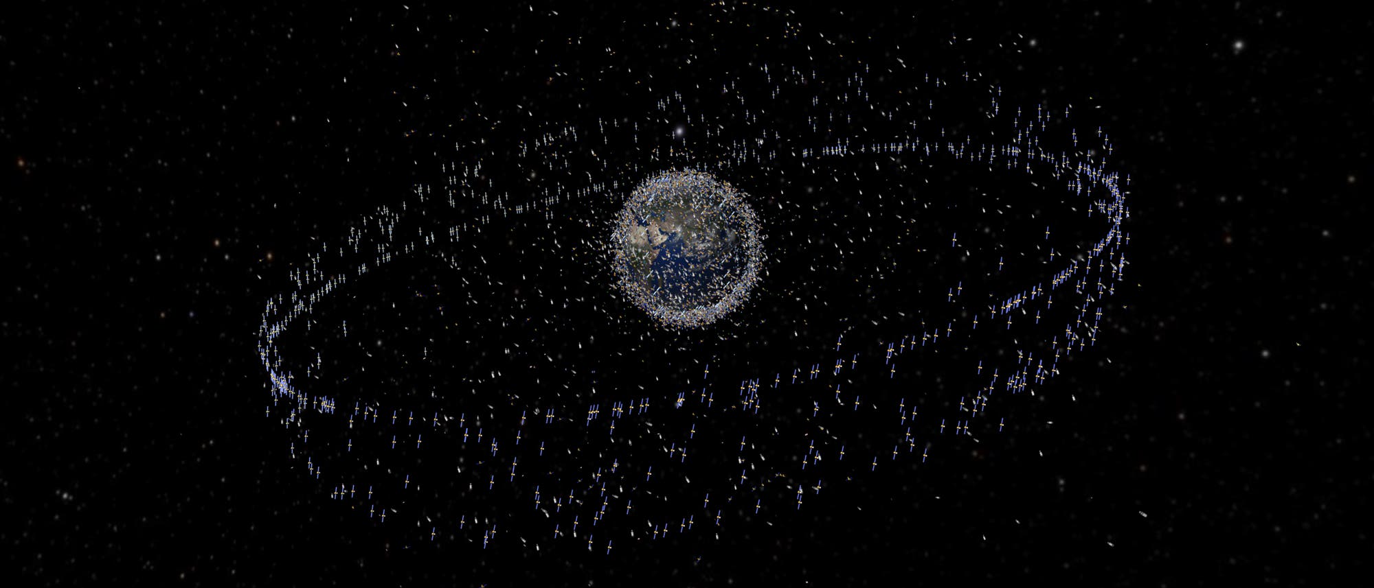 Weltraumschrott, Satelliten
