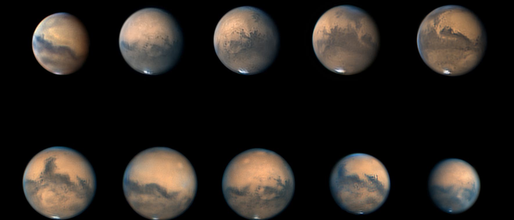 Bildserie der Marsopposition im Herbst 2020