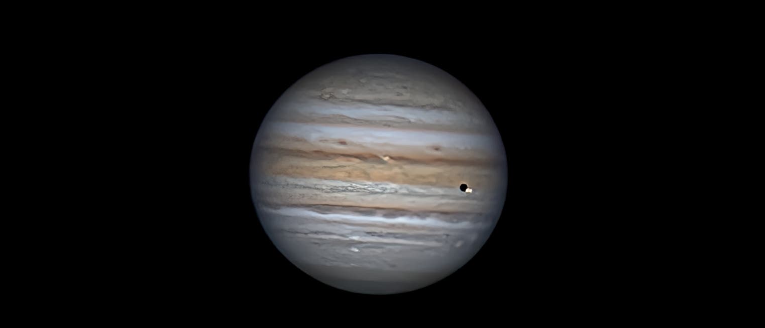 Jupiter mit Mond
