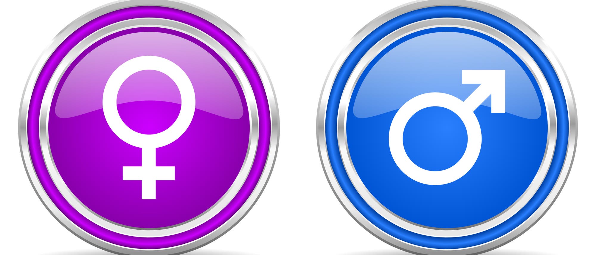 Symbole weiblich / männlich