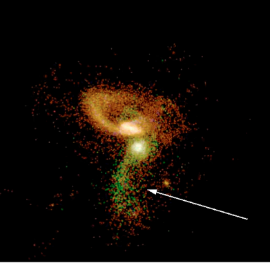 Die Entstehung der Andromeda-Galaxie durch Fusion