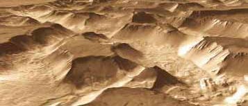 Noctis Labyrinthus auf dem Mars