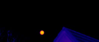 Messung der Wärmestrahlung des Mondes mit Infrarotkamera