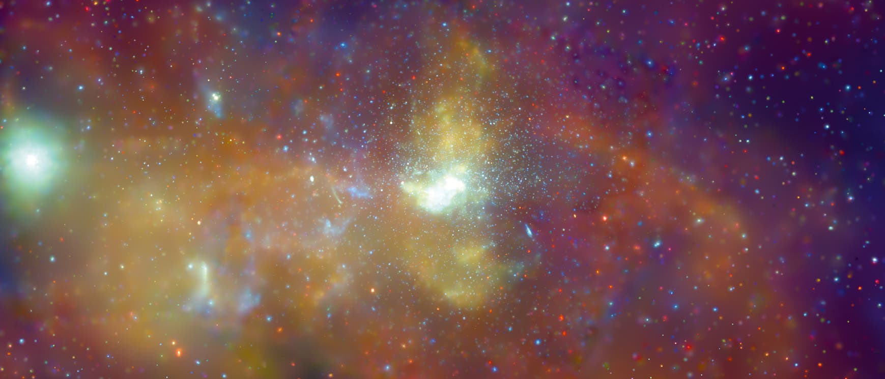 Der Zentralbereich unseres Milchstraßensystems im Röntgenblick des Weltraumobservatoriums Chandra