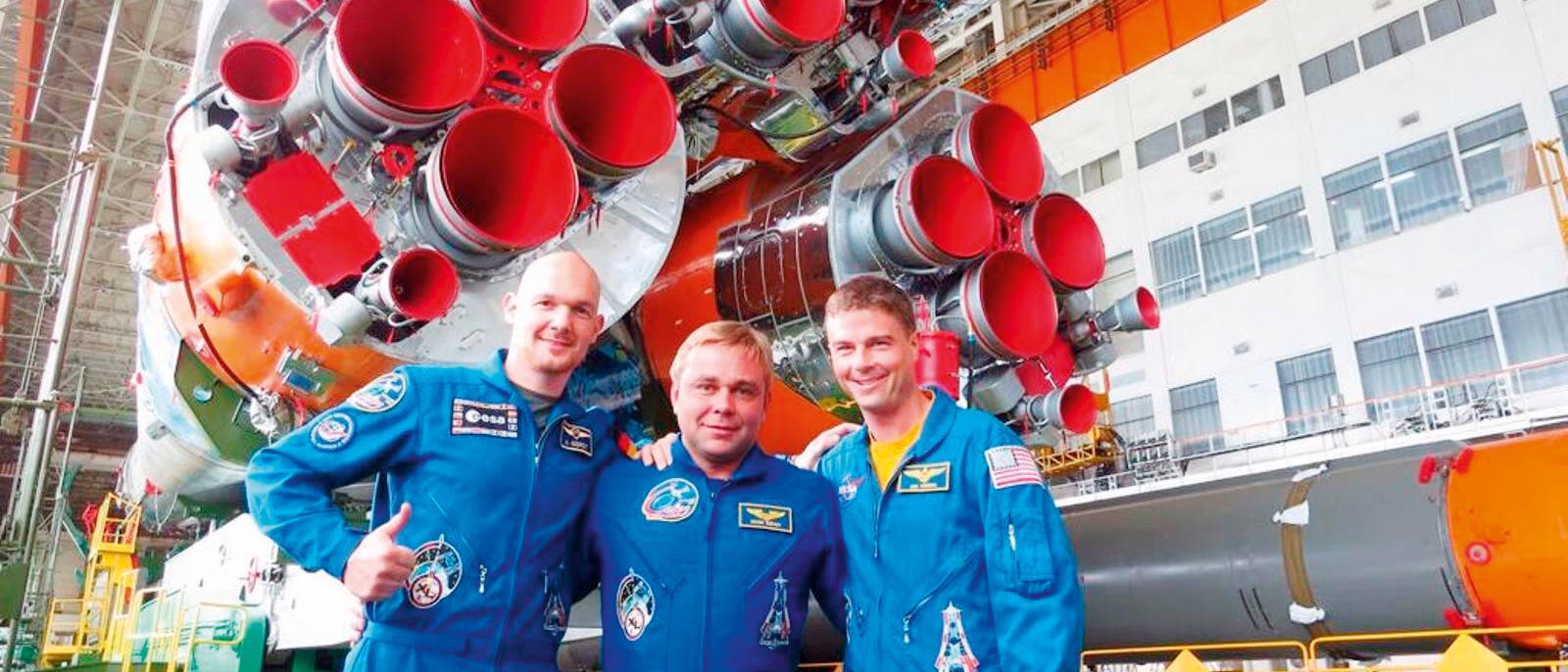 Die Crew 40/41 zur ISS