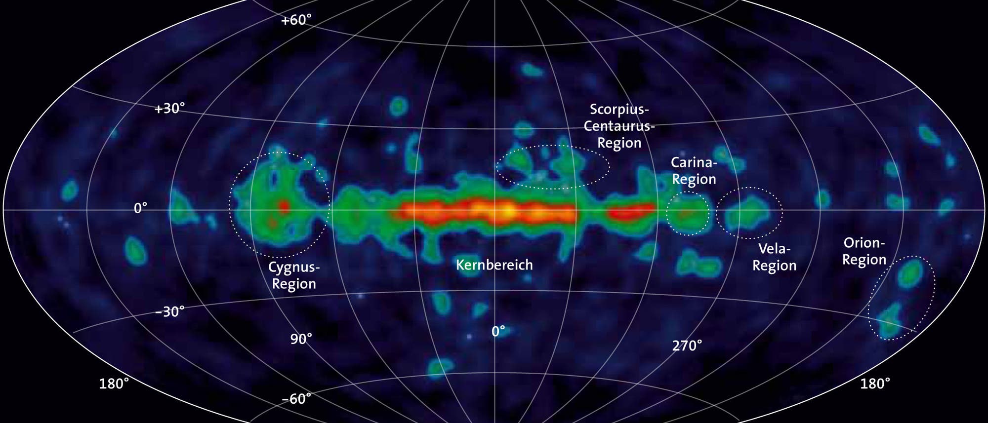 Die Milchstraße im Licht von radioaktivem Aluminium-26