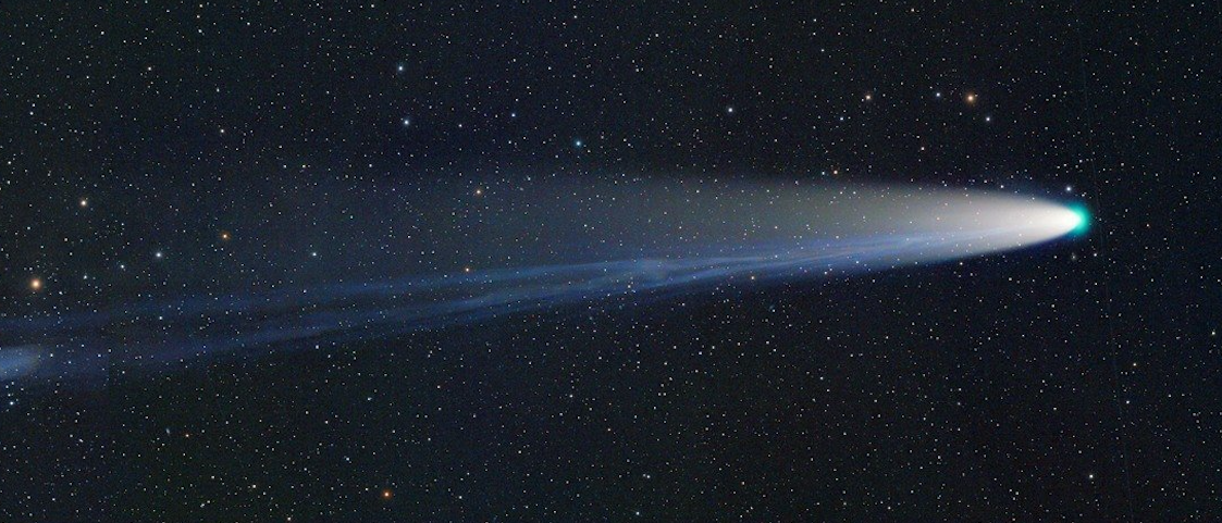 C/2021 A1 (Leonard): Ein großer Komet mit feinen Details im Schweif