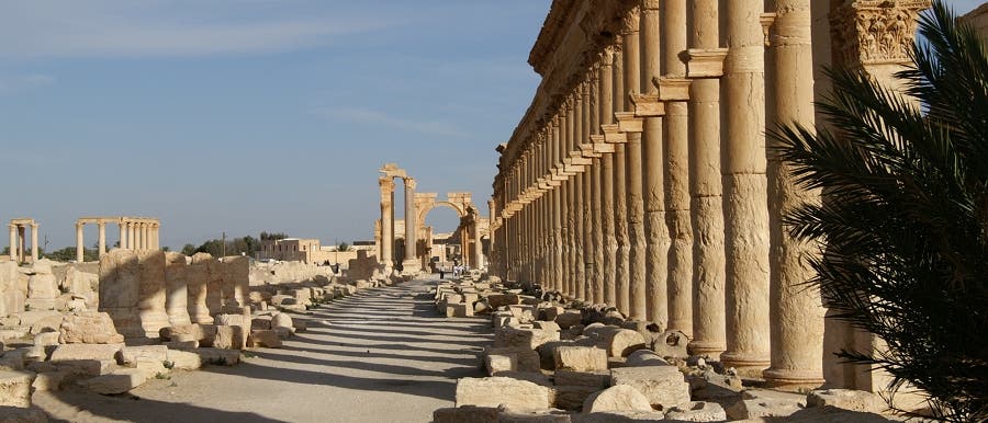 Cleveres Wassermanagement machte Palmyra zur Wüstenmetropole