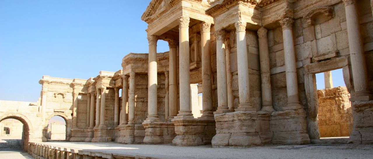 Bühnenbau des Theaters von Palmyra