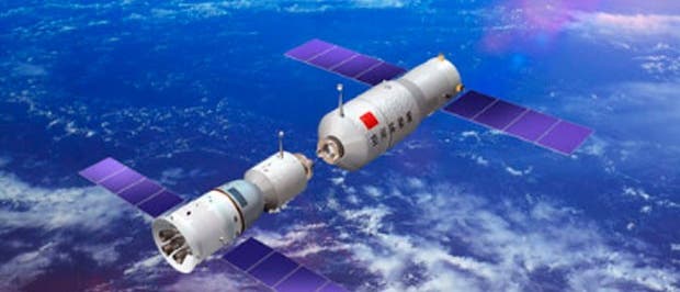 Chinas Raumstation Tiangong-1