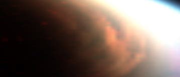 Wolke über Titans Nordpol