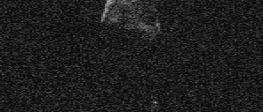 Radarbild des Asteroiden Toutatis vom 3. Dezember 2012