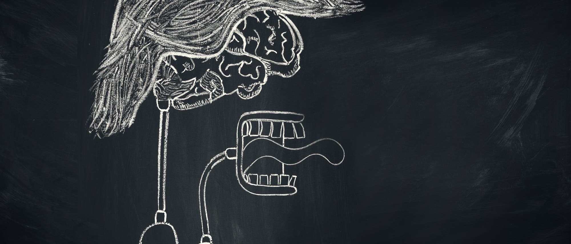 US-Pr&auml;sident Donald Trump als Automat