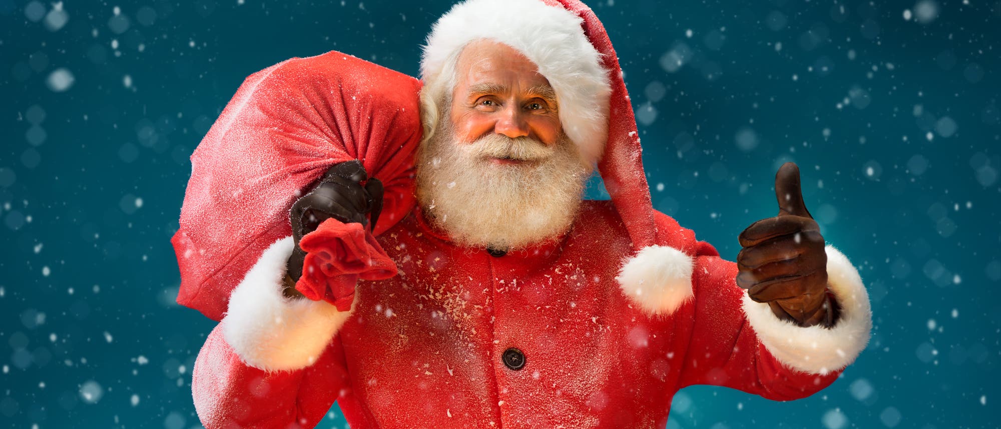Weihnachtsmann mit Bart