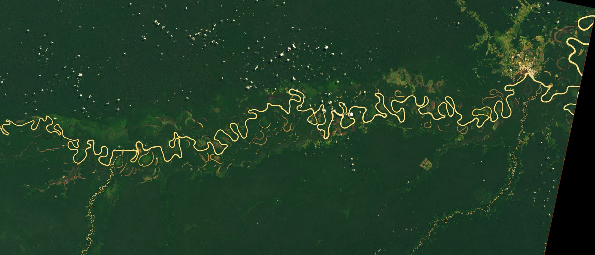 Der Juruá-Fluss in Amazonien