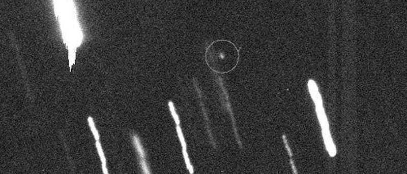 Entdeckungsfoto des Asteroiden Apophis