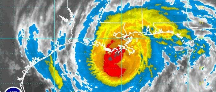 Hurrikan "Gustav" kurz vor New Orleans