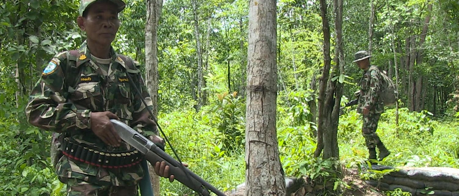 Bewaffneter Ranger in Thailand