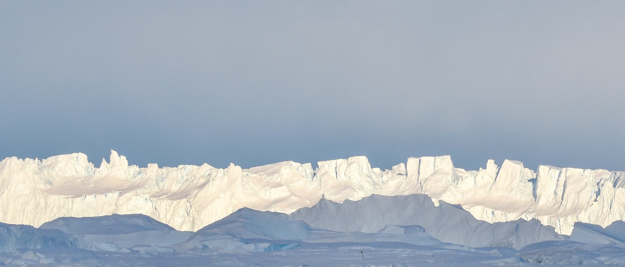 Küste von Princess Elizabeth Land in der Antarktis