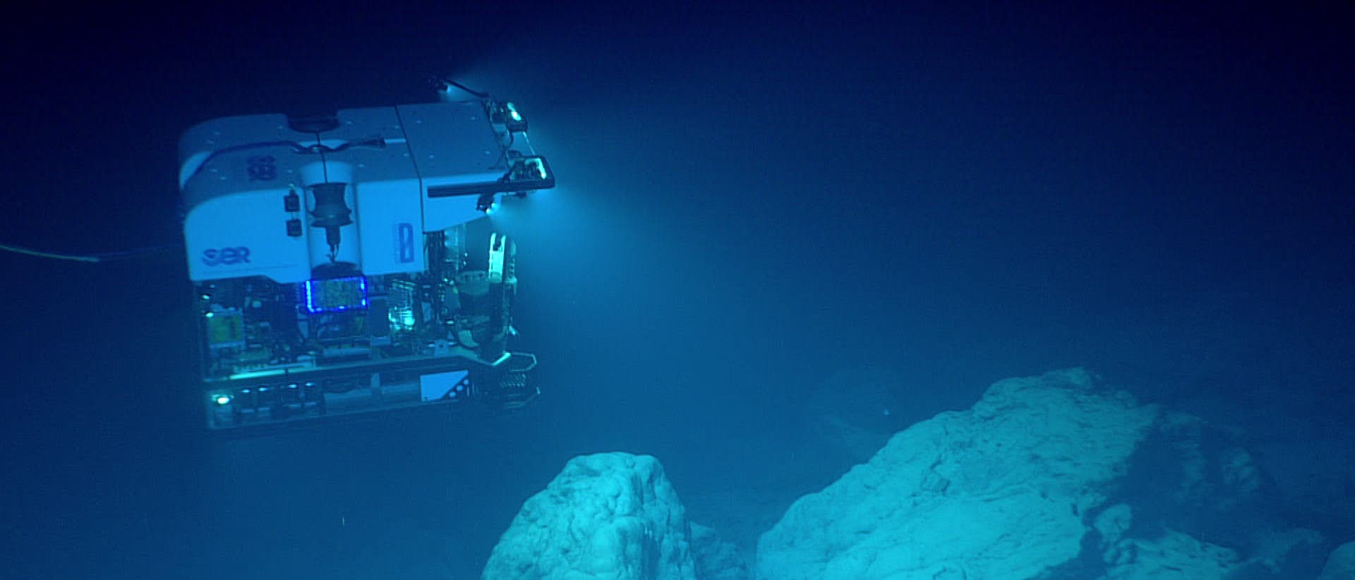 Das ROV Deep Discoverer im Atlantik