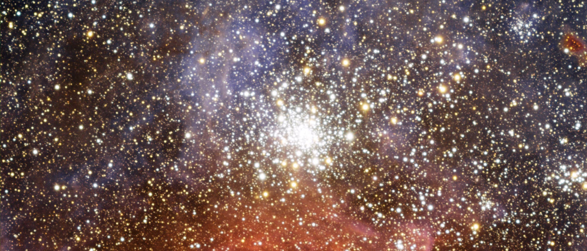 Aufnahme des Sternhaufens NGC 2100