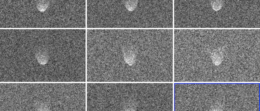 Radarkarten des Asteroiden (3122) Florence vom 29. August 2017