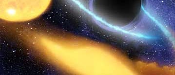 Schwarzes Loch verschlingt Stern
