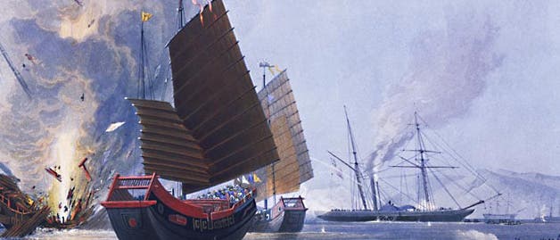 Seeschlacht im ersten Opiumkrieg